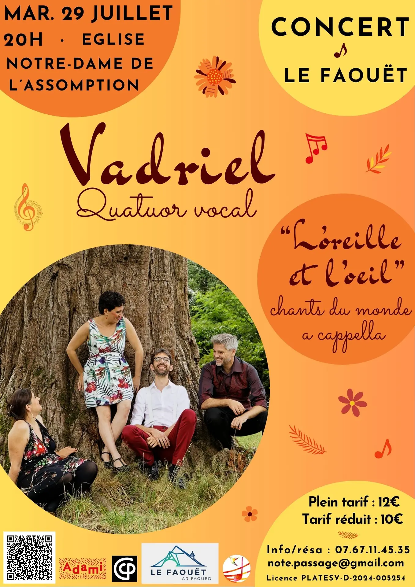 Affiche du concert