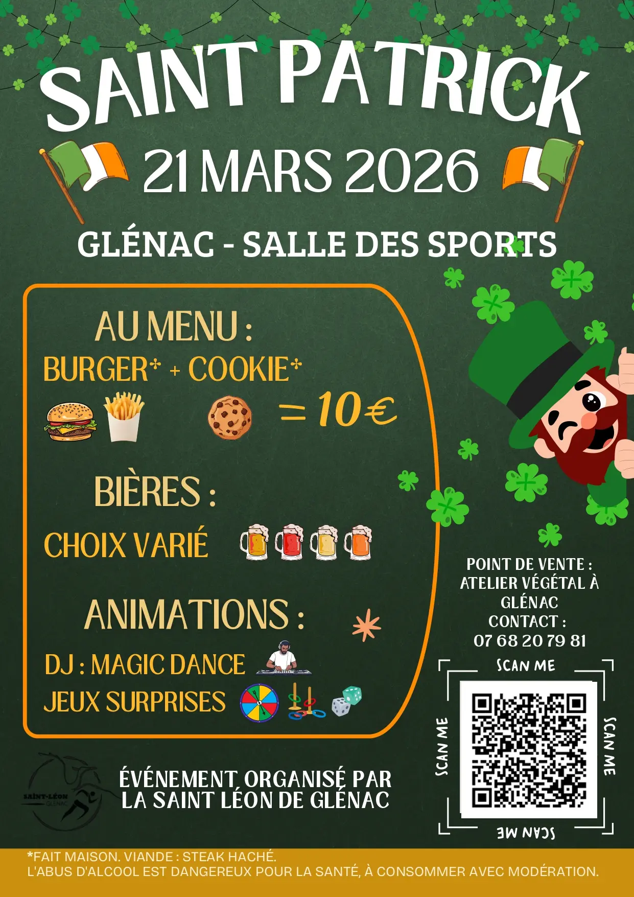 Affiche St Patrick 2026
