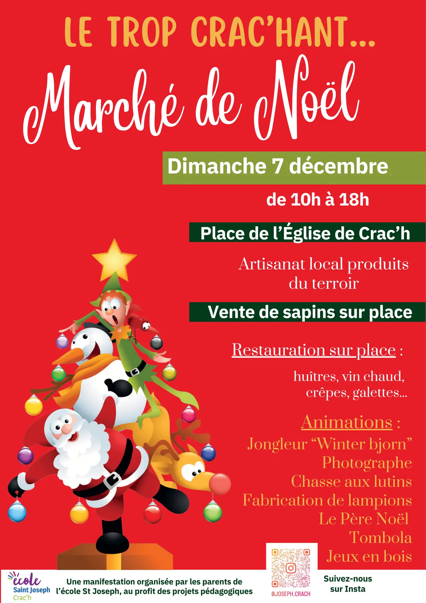 Affiche marché de Noel 2025