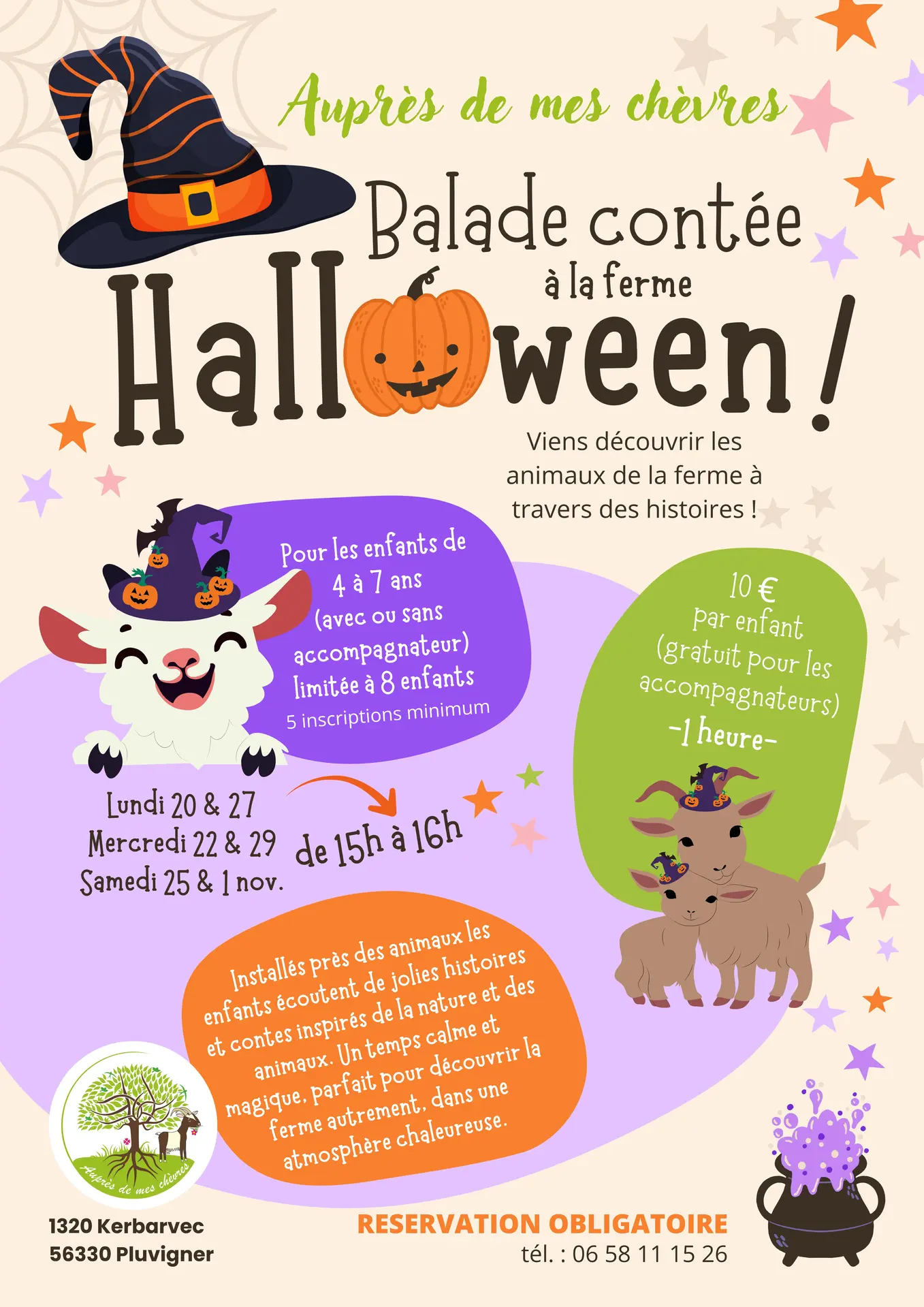 Balade contée à la ferme Halloween !