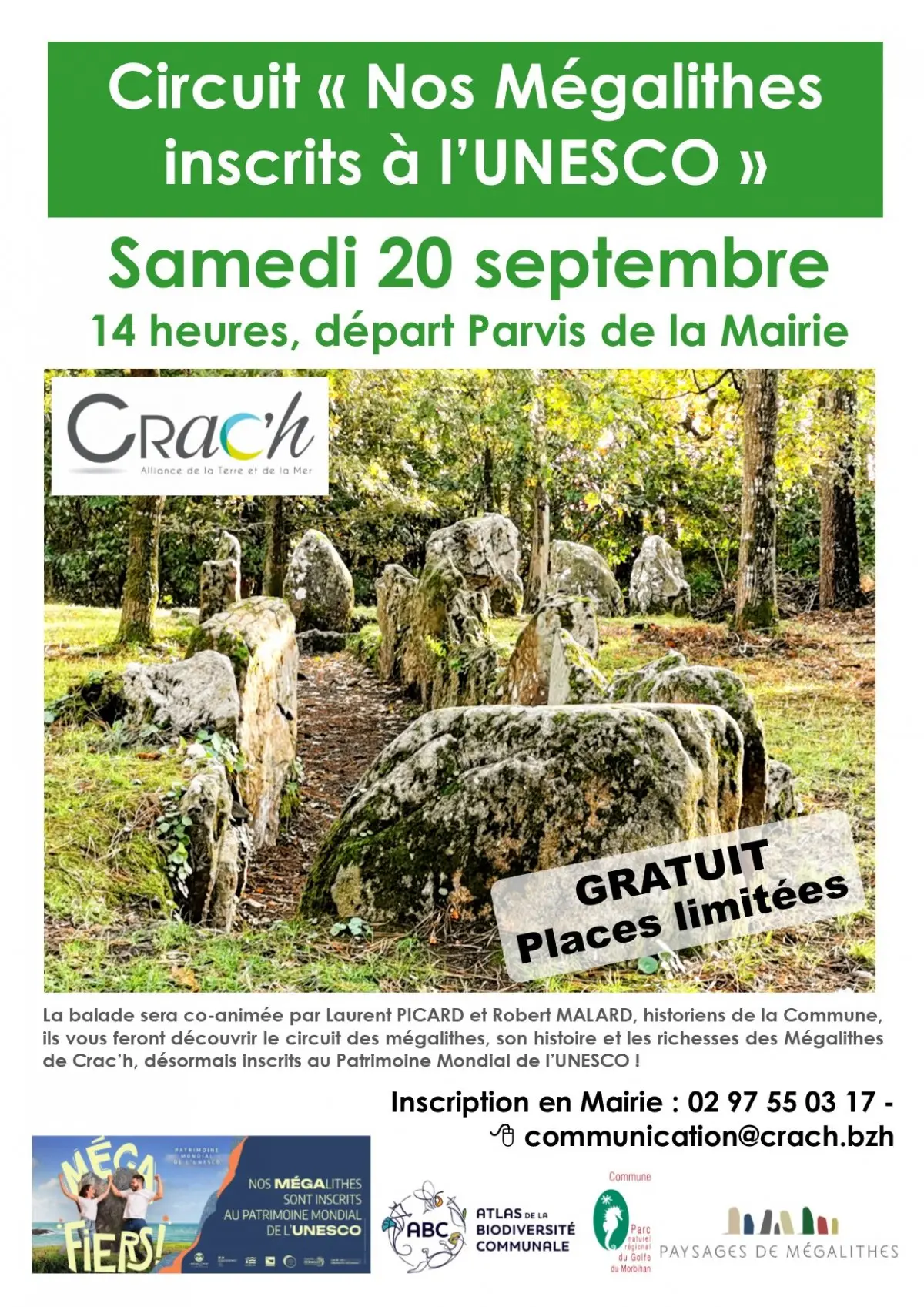 Circuit « Nos Mégalithes inscrits à l’UNESCO »
