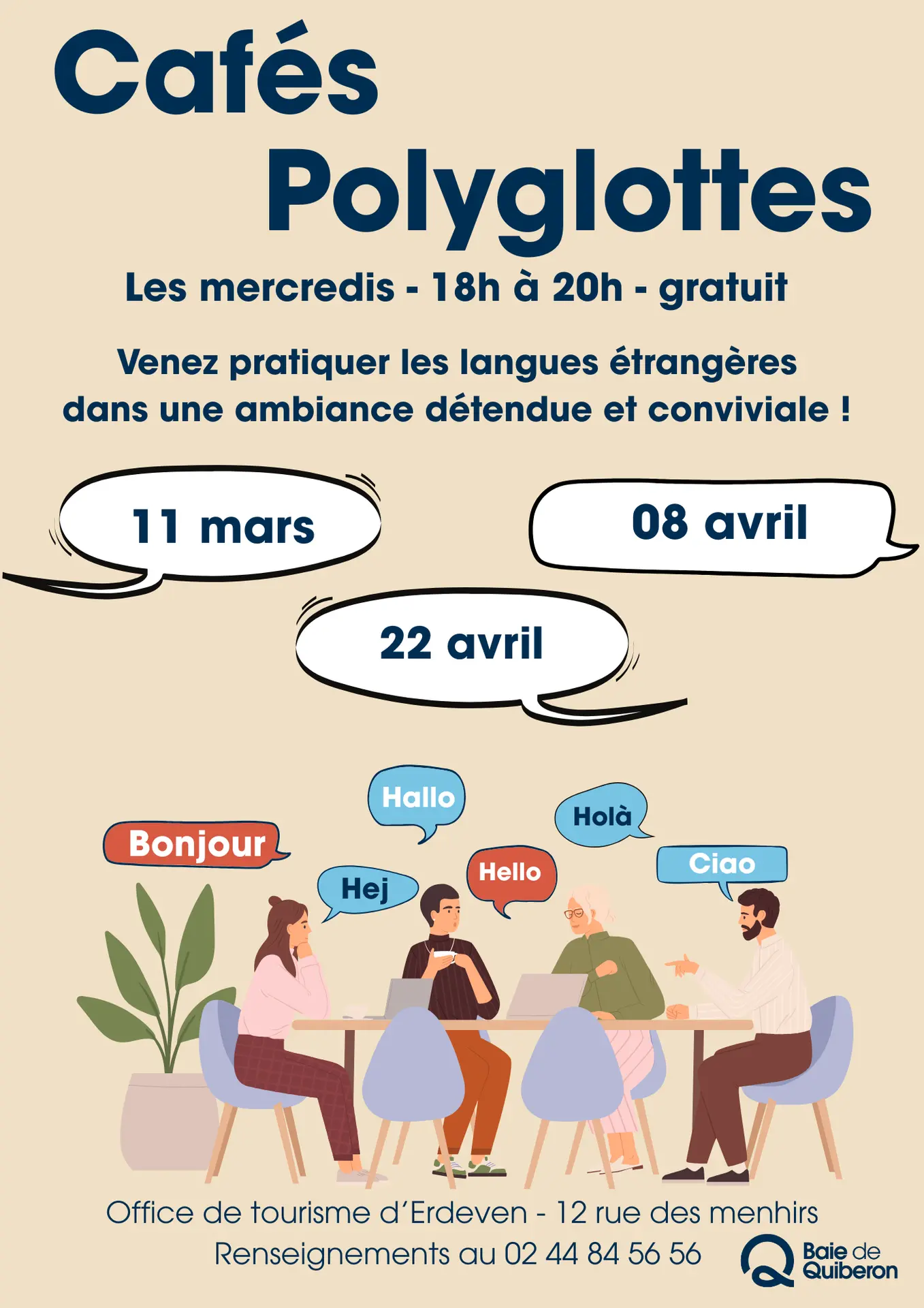 Cafés polyglottes mars-avril