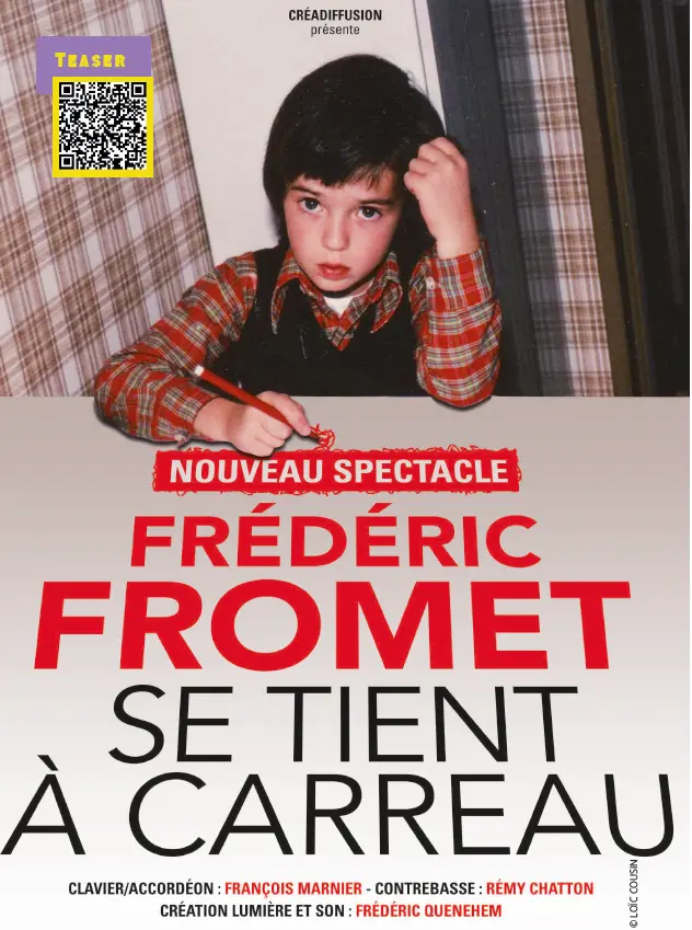 Frédéric Fromet se tient à carreau