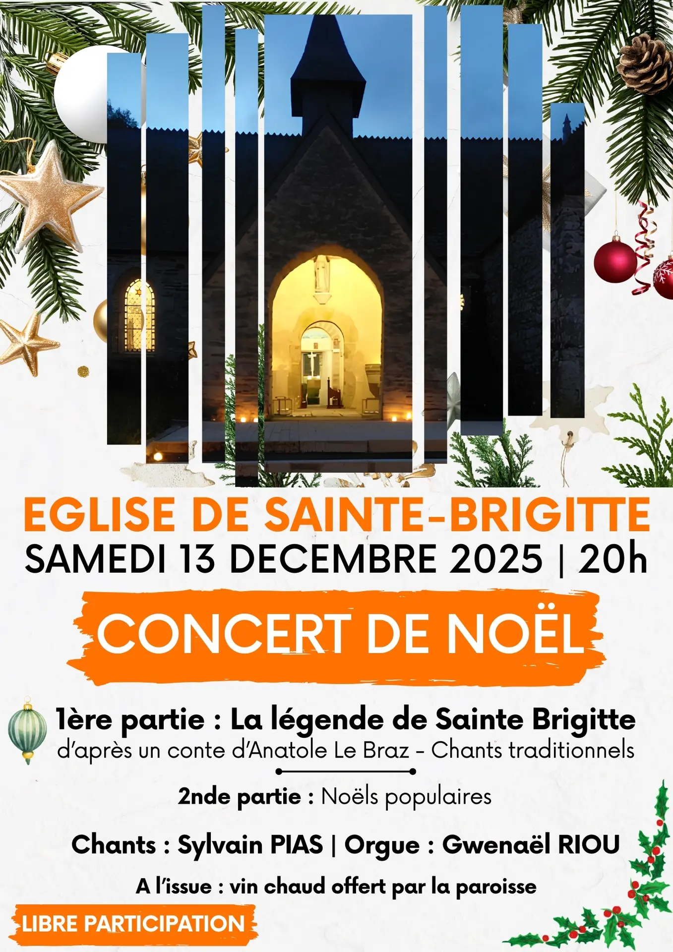 Concert de Noël : Légende de Ste Brigitte