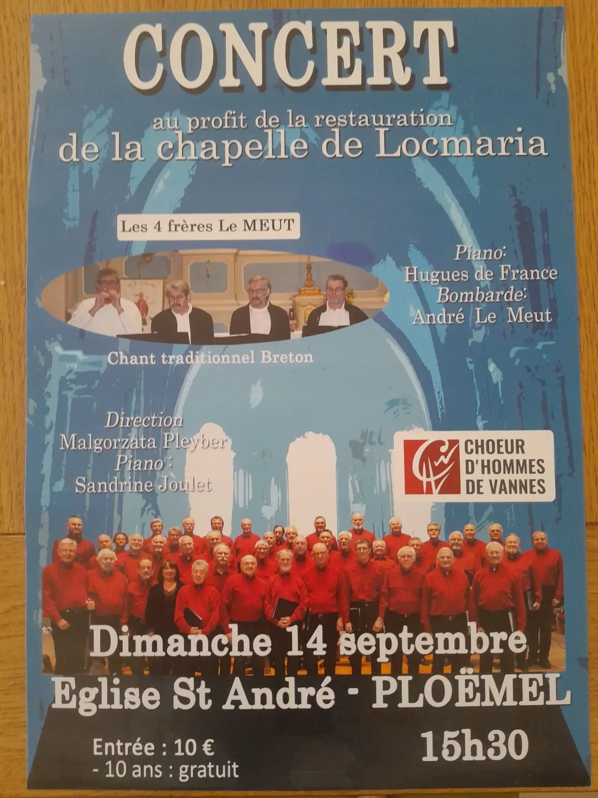 Concert à l'église de Saint-André de Ploemel