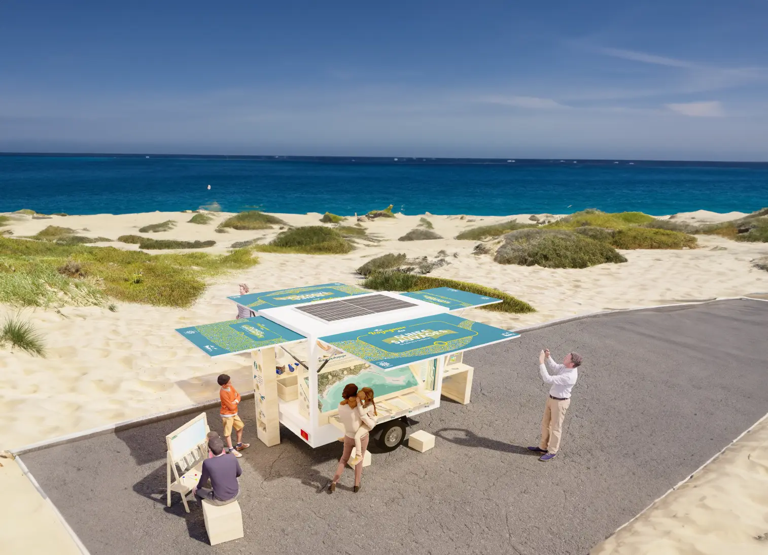 La voyageuse des Dunes de Gâvres à Quiberon