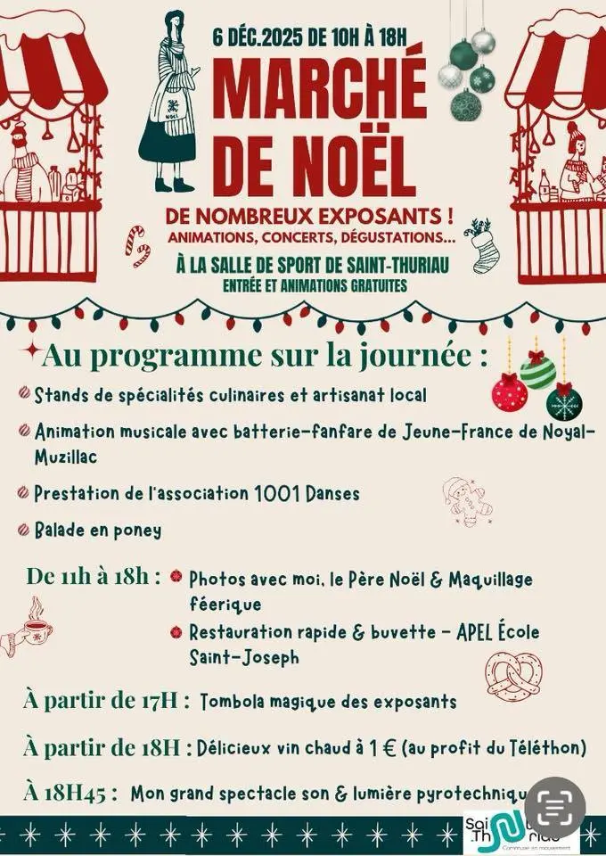 Marché de noel st thuriau