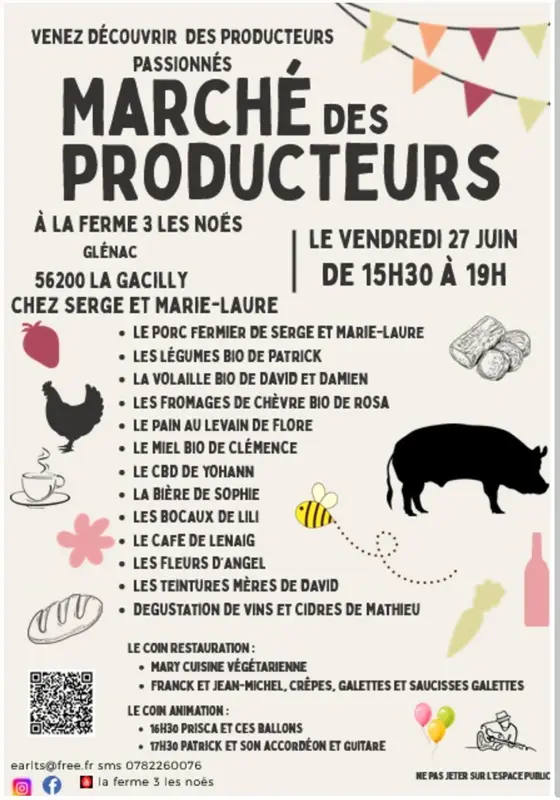 Marché des producteurs-Glénac-juin2025