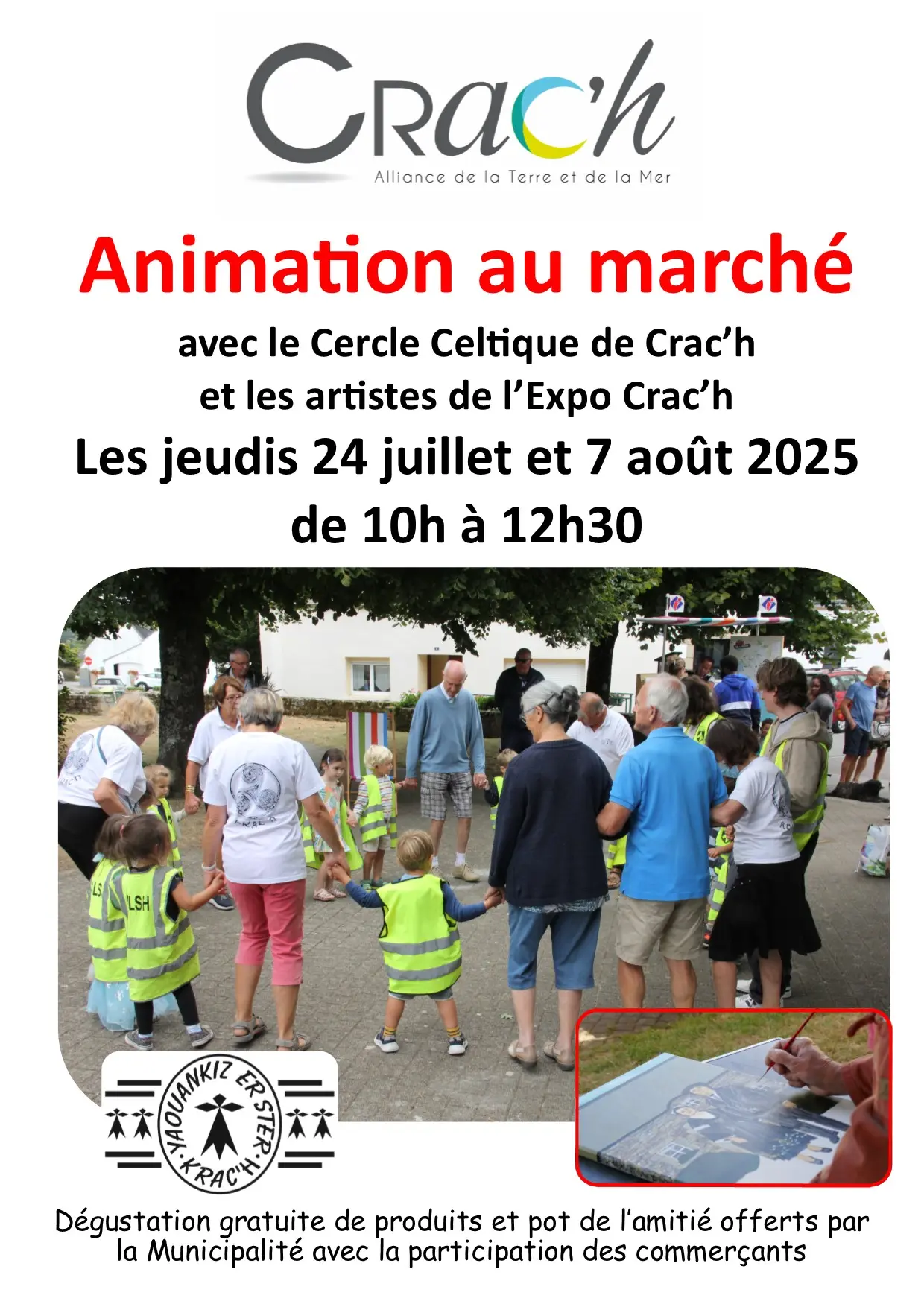 Marché animé
