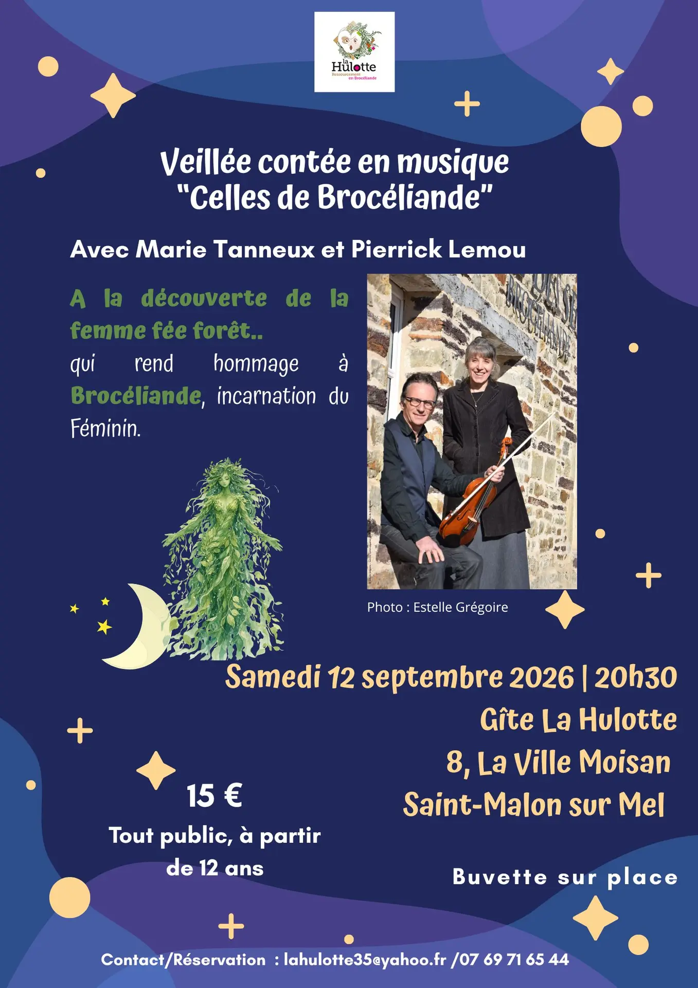 Soirée contée - Saint-Malon sur Mel