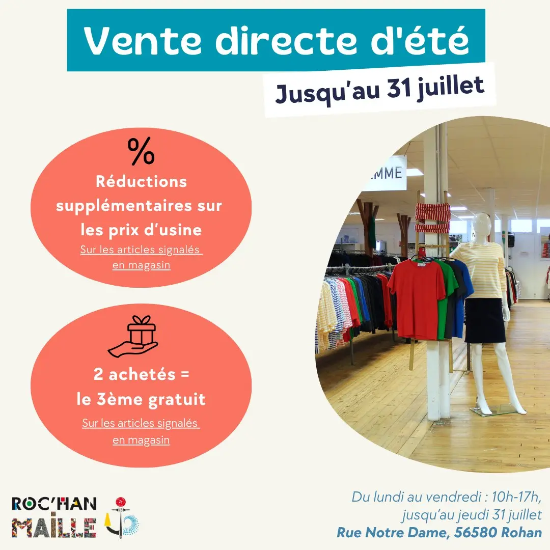 Vente directe d'usine été