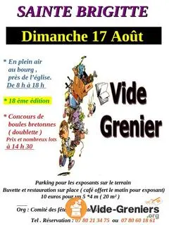 Vide grenier Ste Brigitte