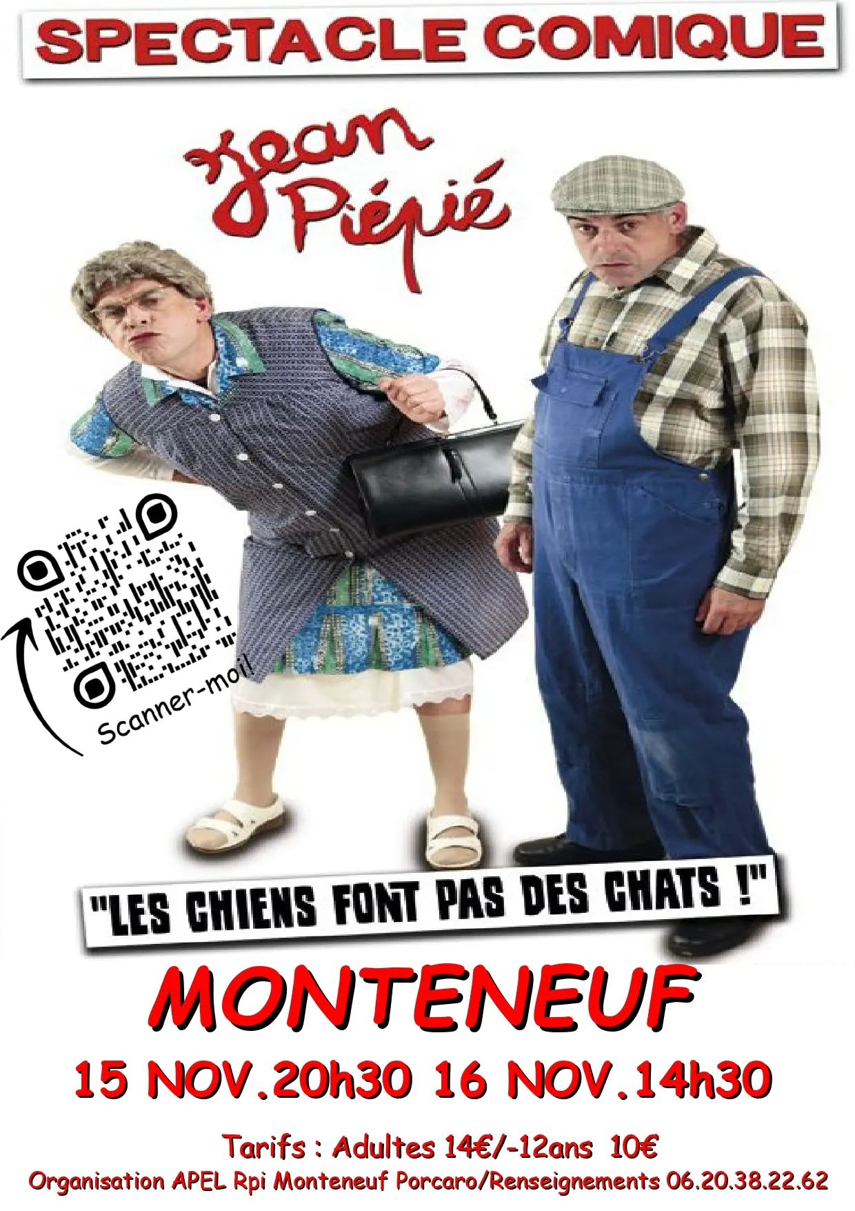 Spectacle comique Les chiens font pas des chats