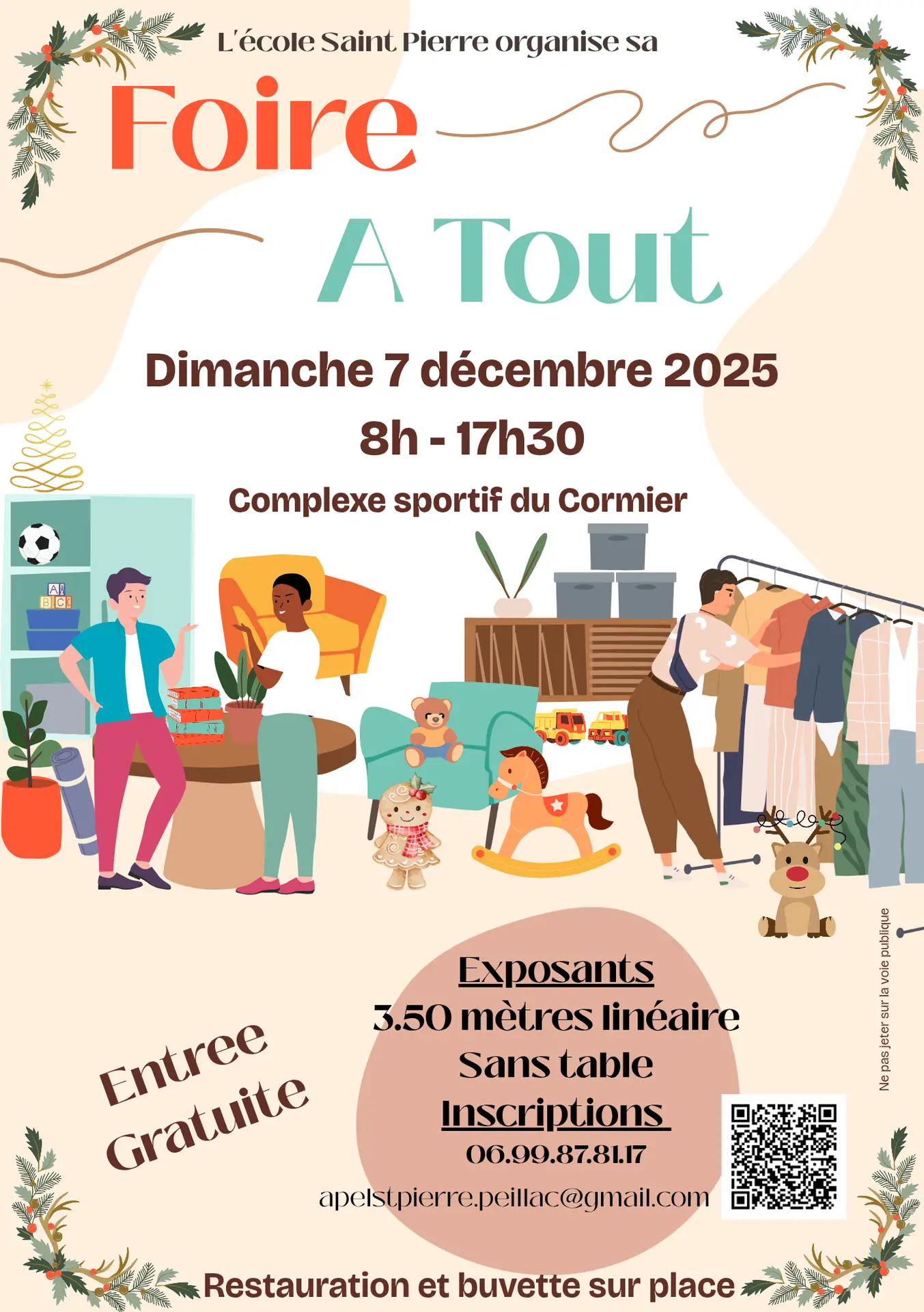 Affiche foire à tout