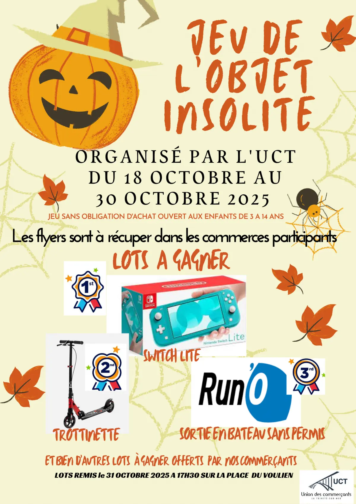 affiche jeu de l'objet insolite Trini'kids 2025