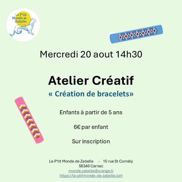 atelier creatif 20 aout