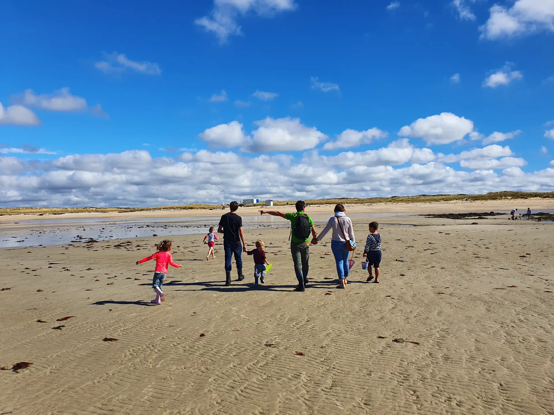 Exploration de la plage