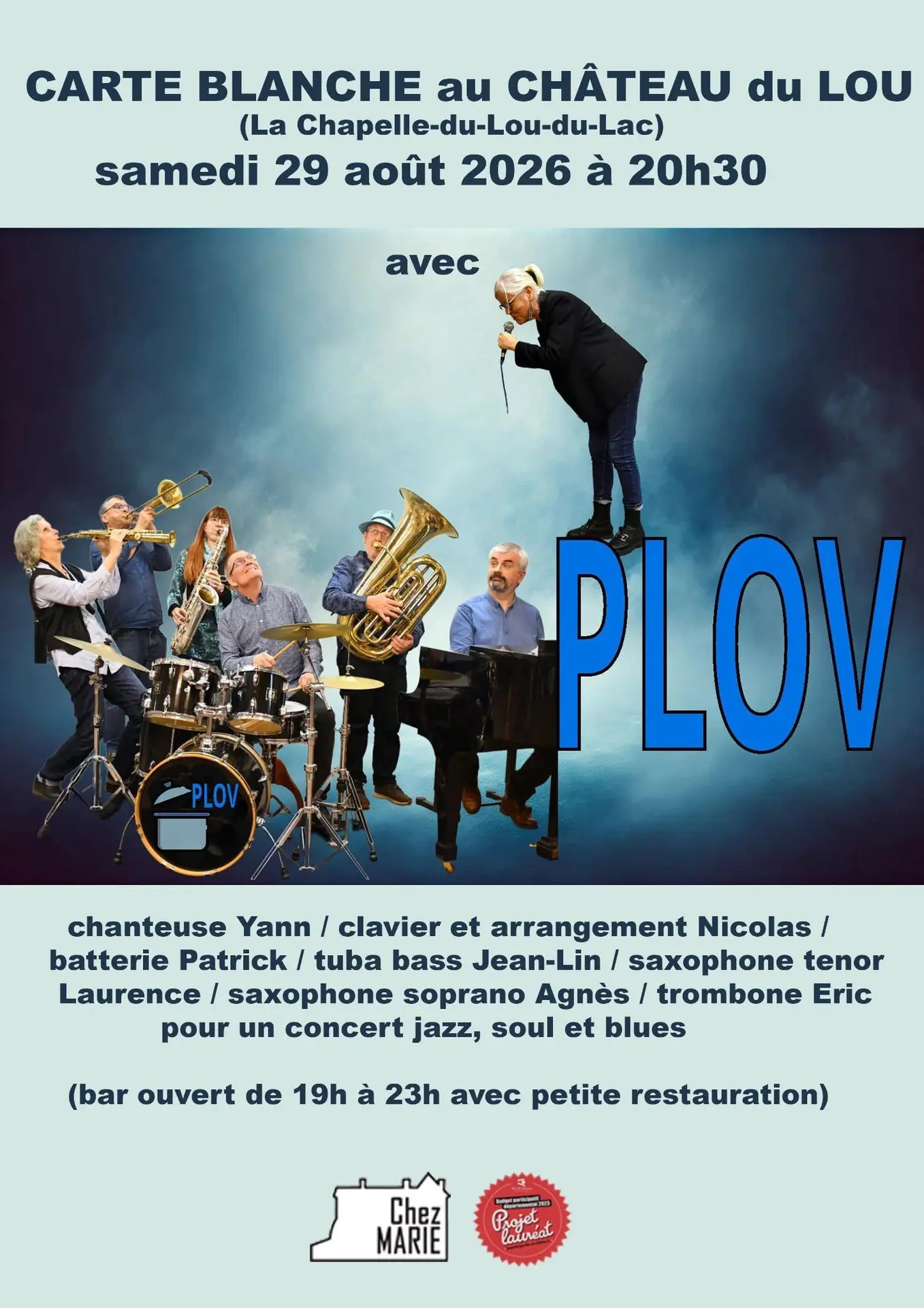 concert Chateau du Lou du Lac