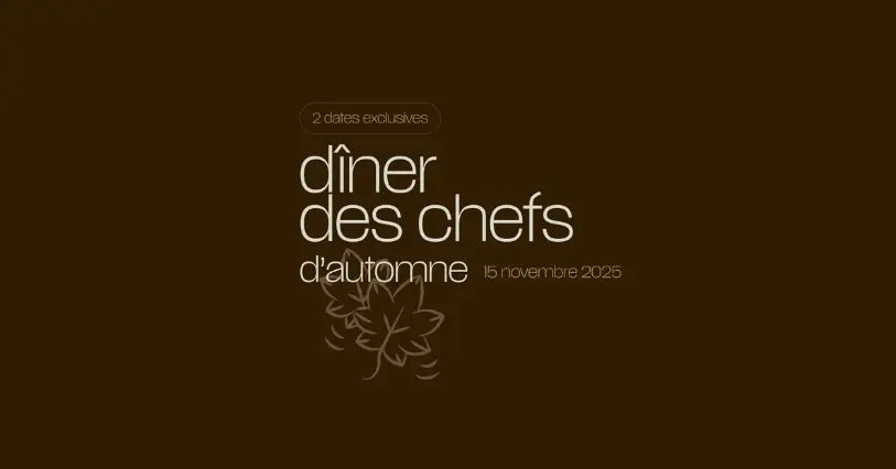dîner des chefs automne