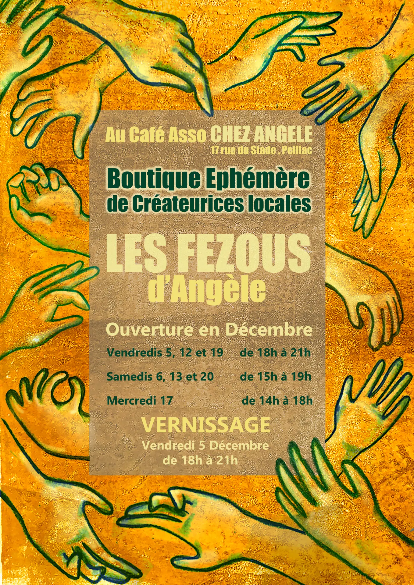 Affiche les fezous d'Angèle