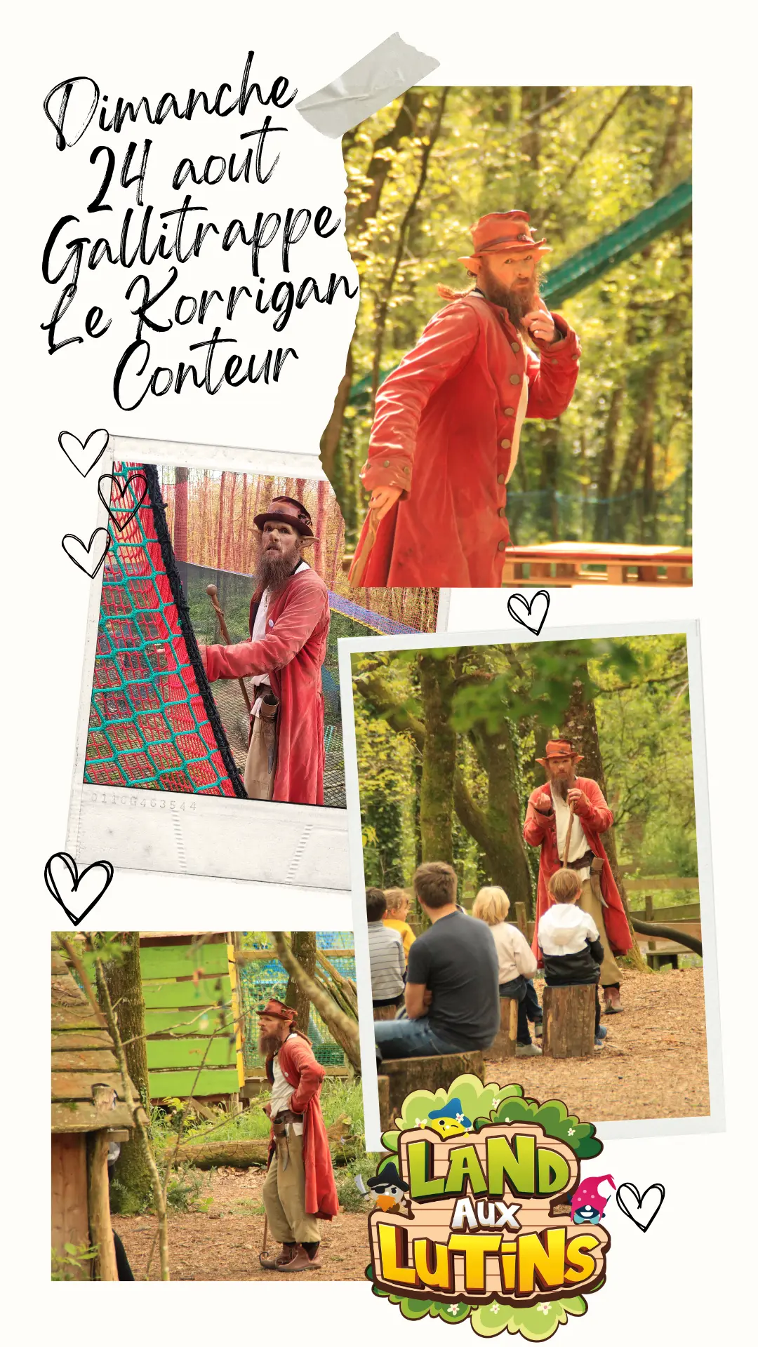 contes avec Gallitrappe le korrigan à land aux lutins