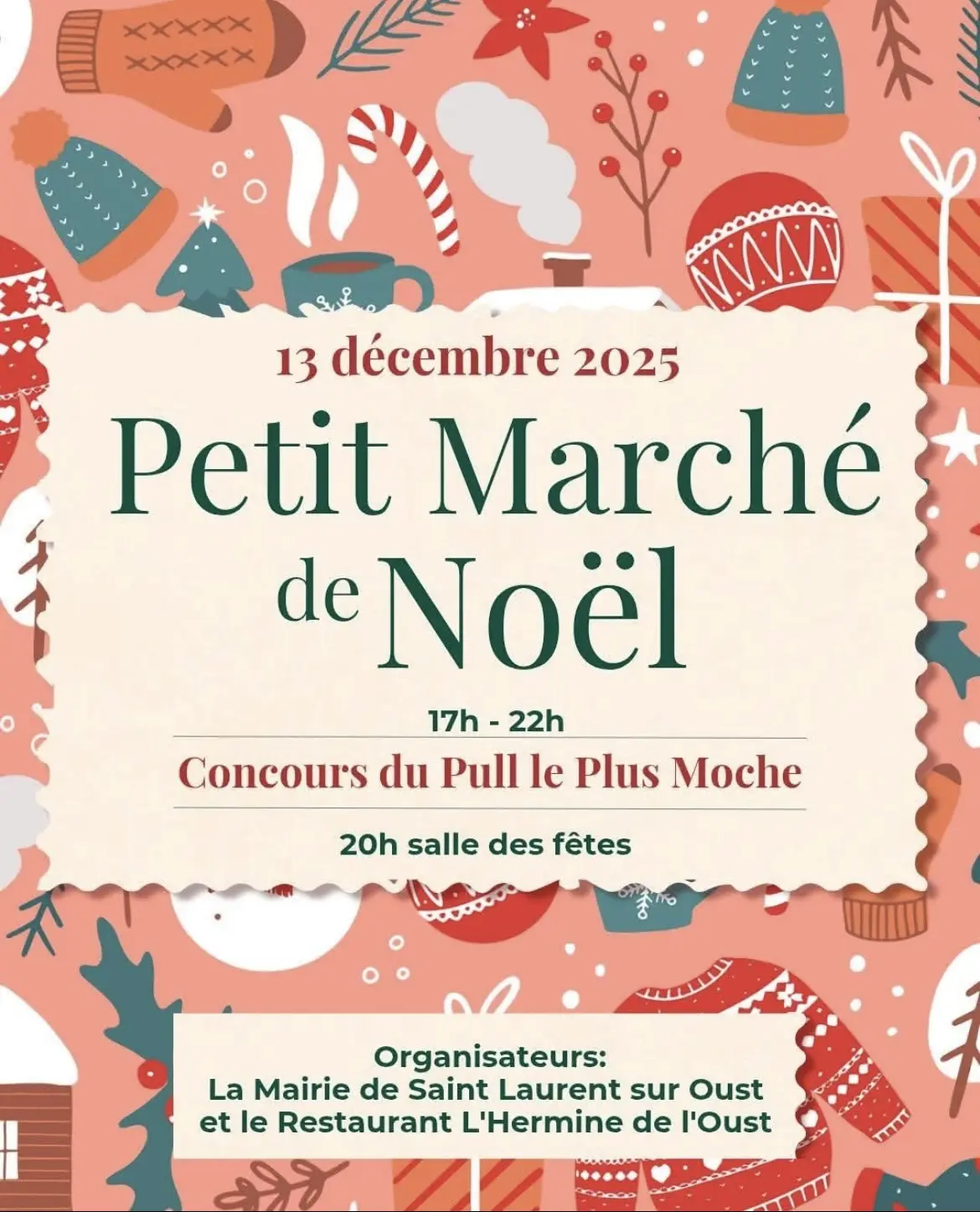 marché de noel Saint Laurent sur Oust