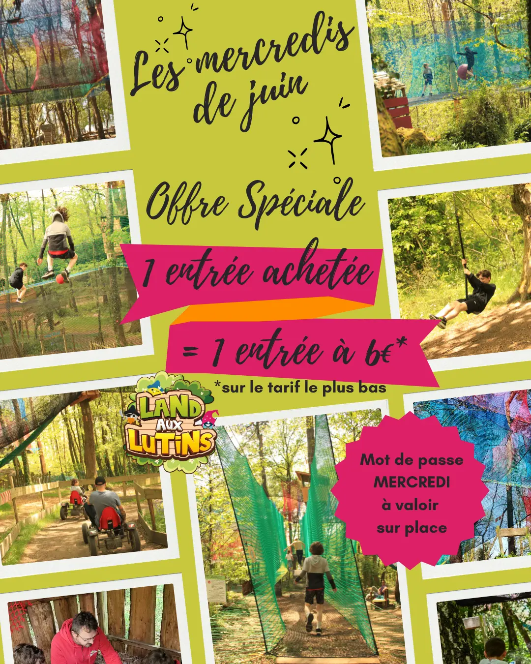 Offre spéciale les mercredis de juin