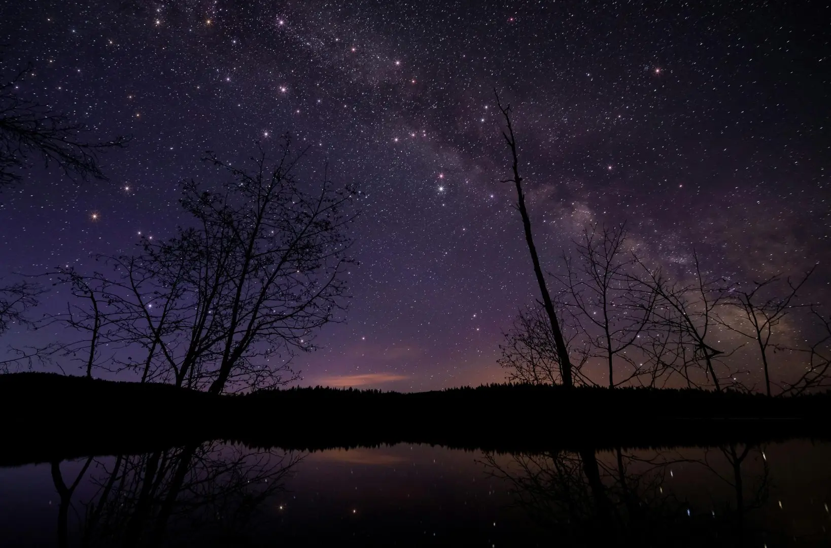 Soirée astronomie et observation de la nature au coucher du soleil