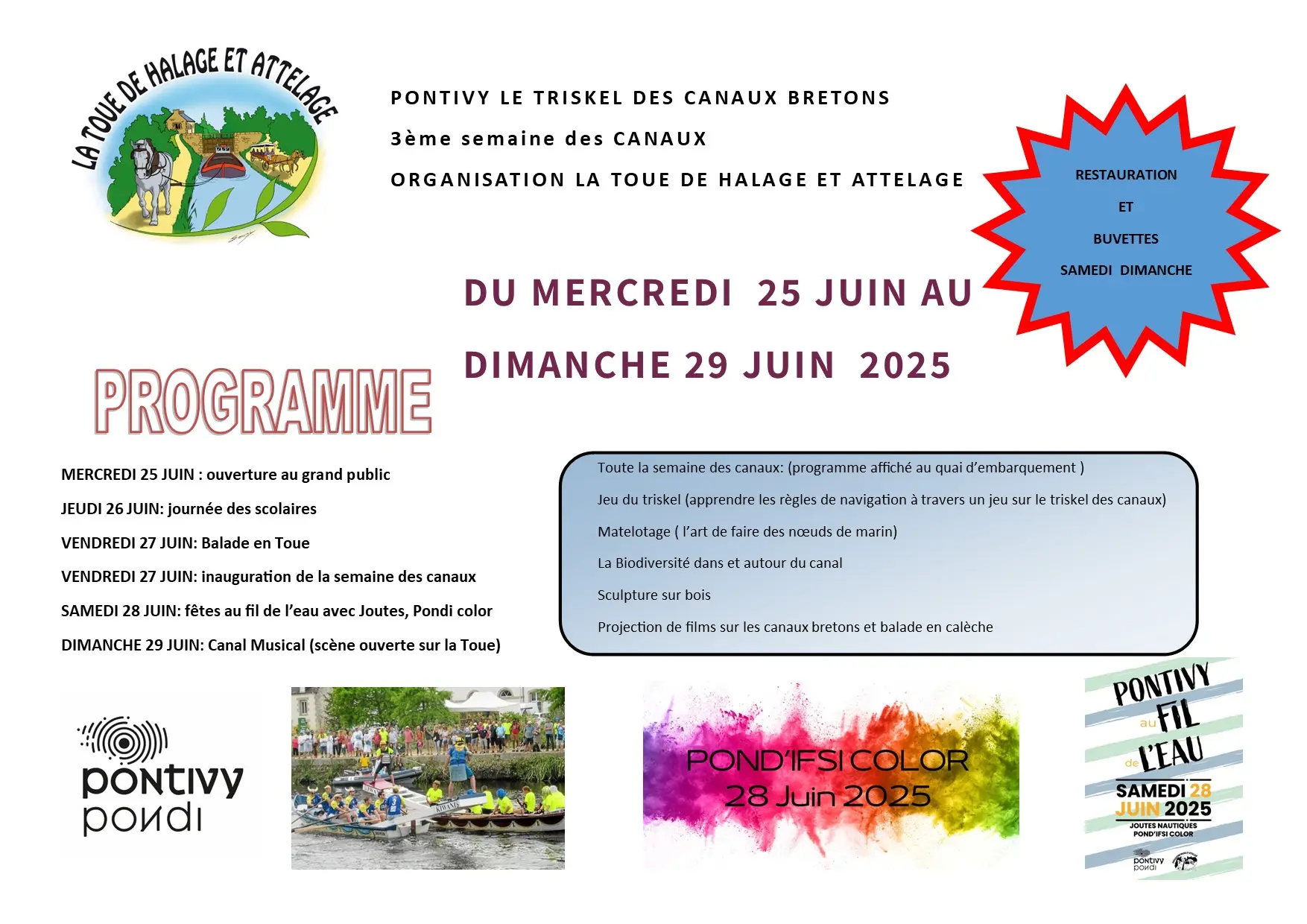 semaine des canaux
