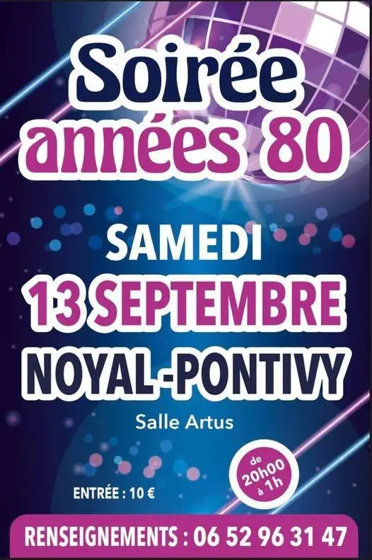 soirée années 80 nyl ptv