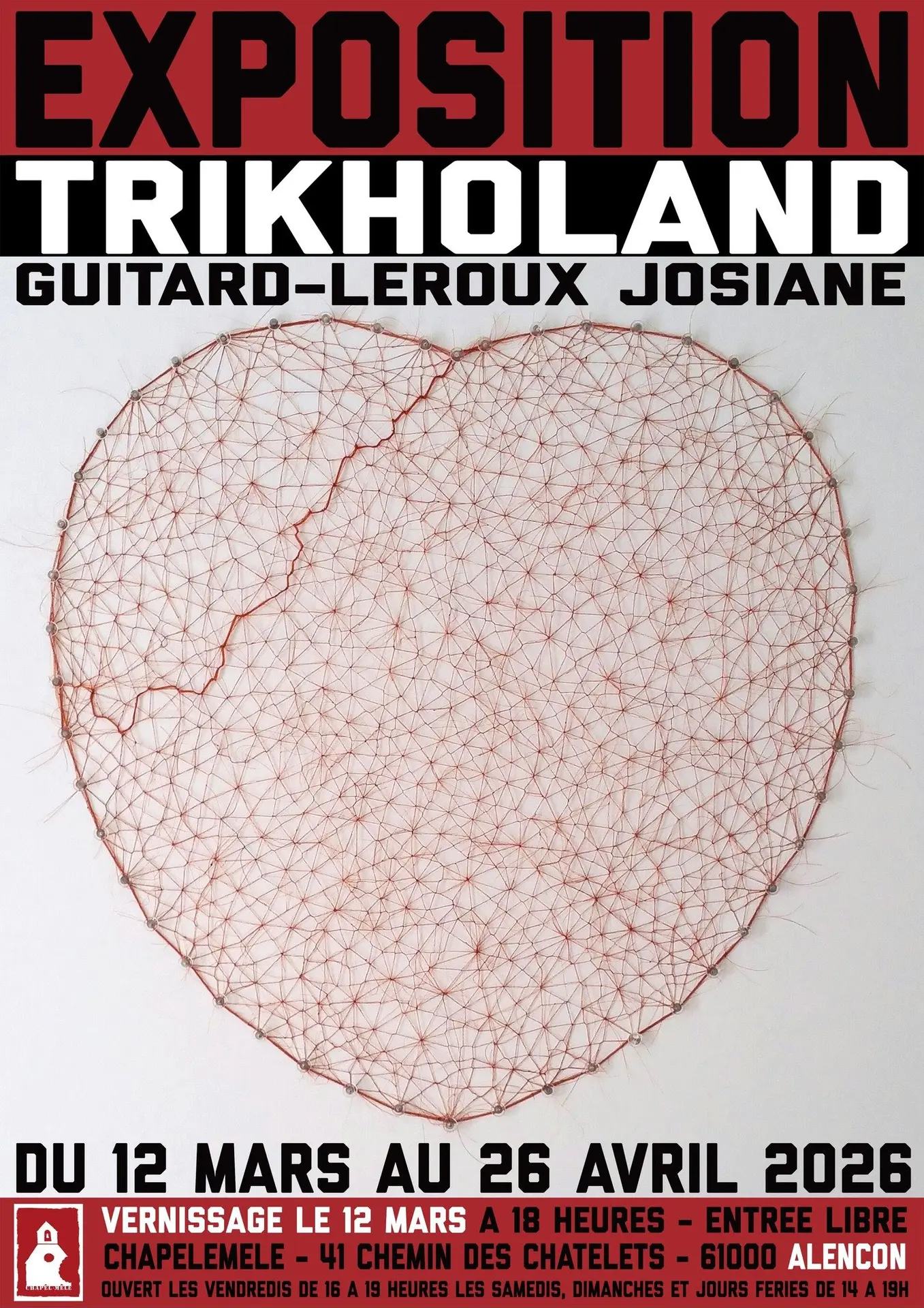 12 mars au 26 avril Exposition Voyage à Trikholand- la chapelmele