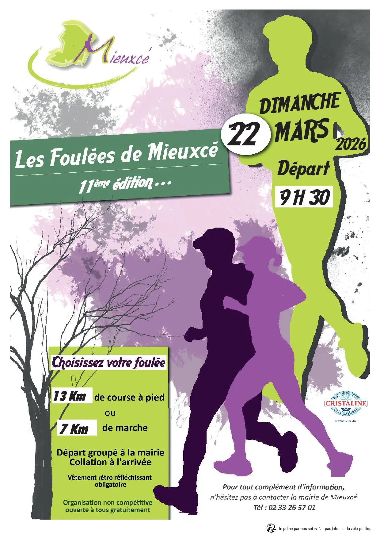 Affiche Foulées 2026