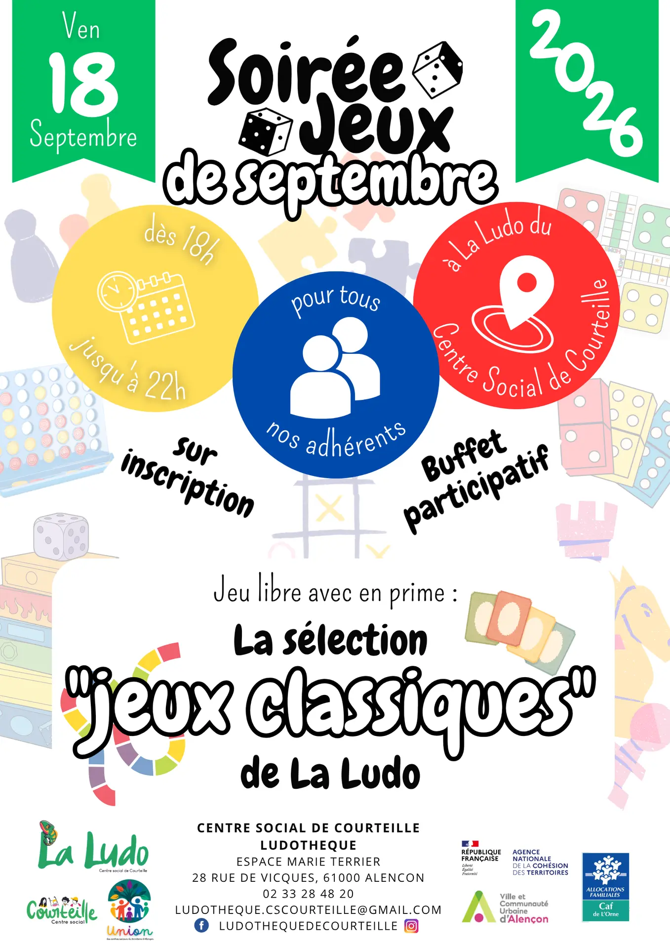 2026 Affiches Soirées Jeux - Septembre