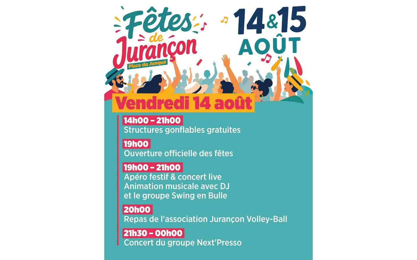 14 aout