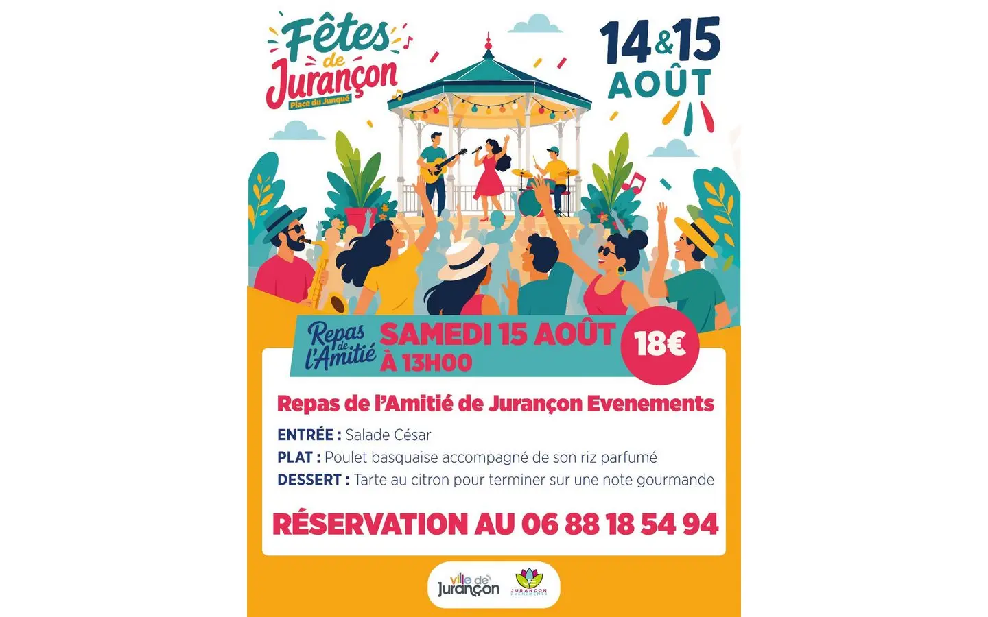 15 aout repas amitié
