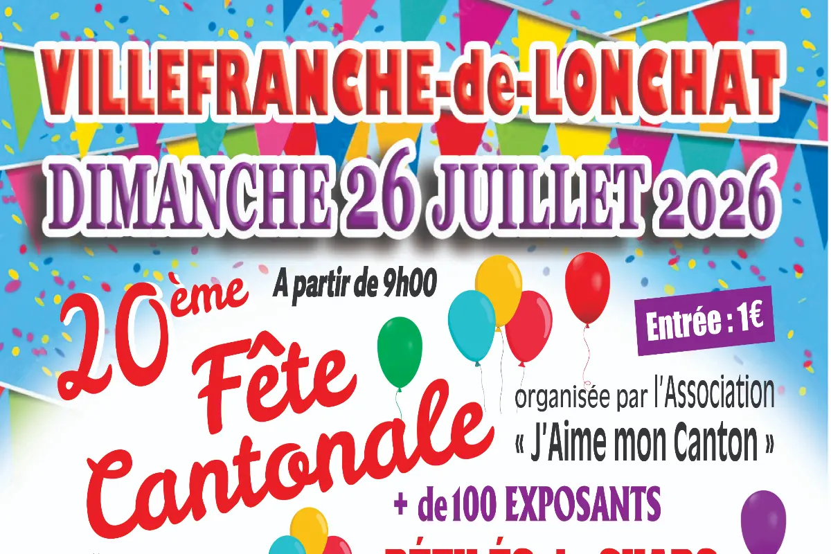 Fête cantonale Villefranche de Lonchat