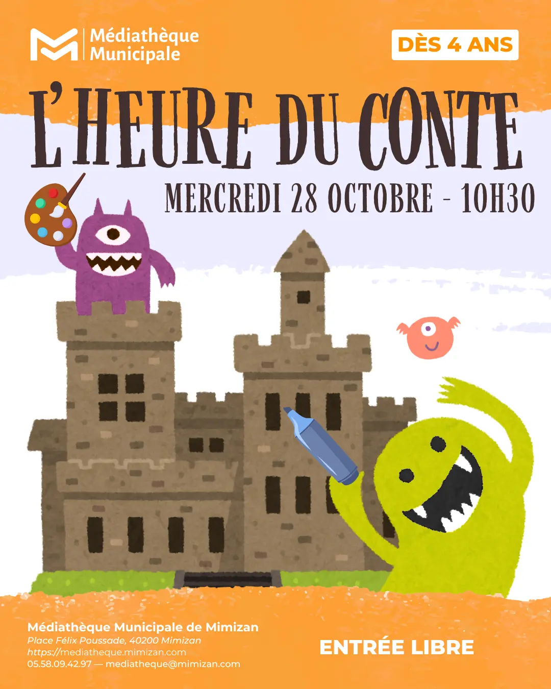 Heure du conte octobre 2026