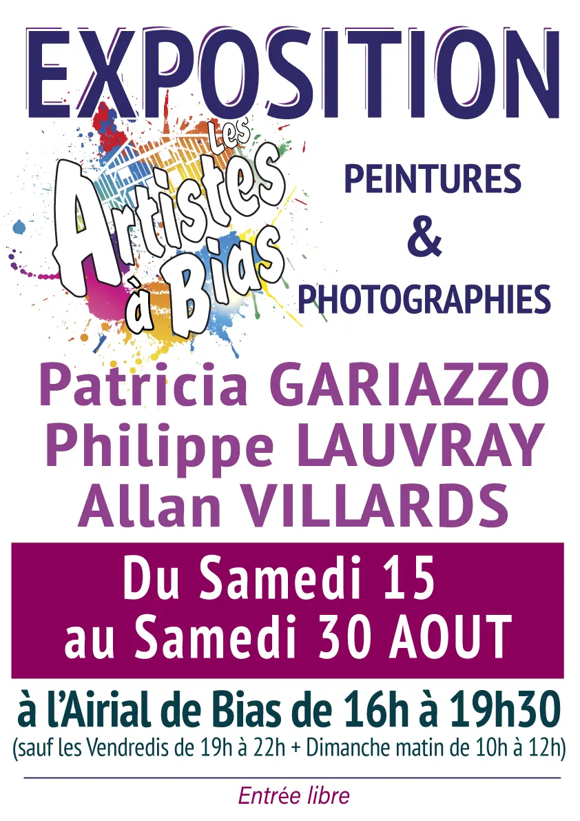Exposition peintures et photographies