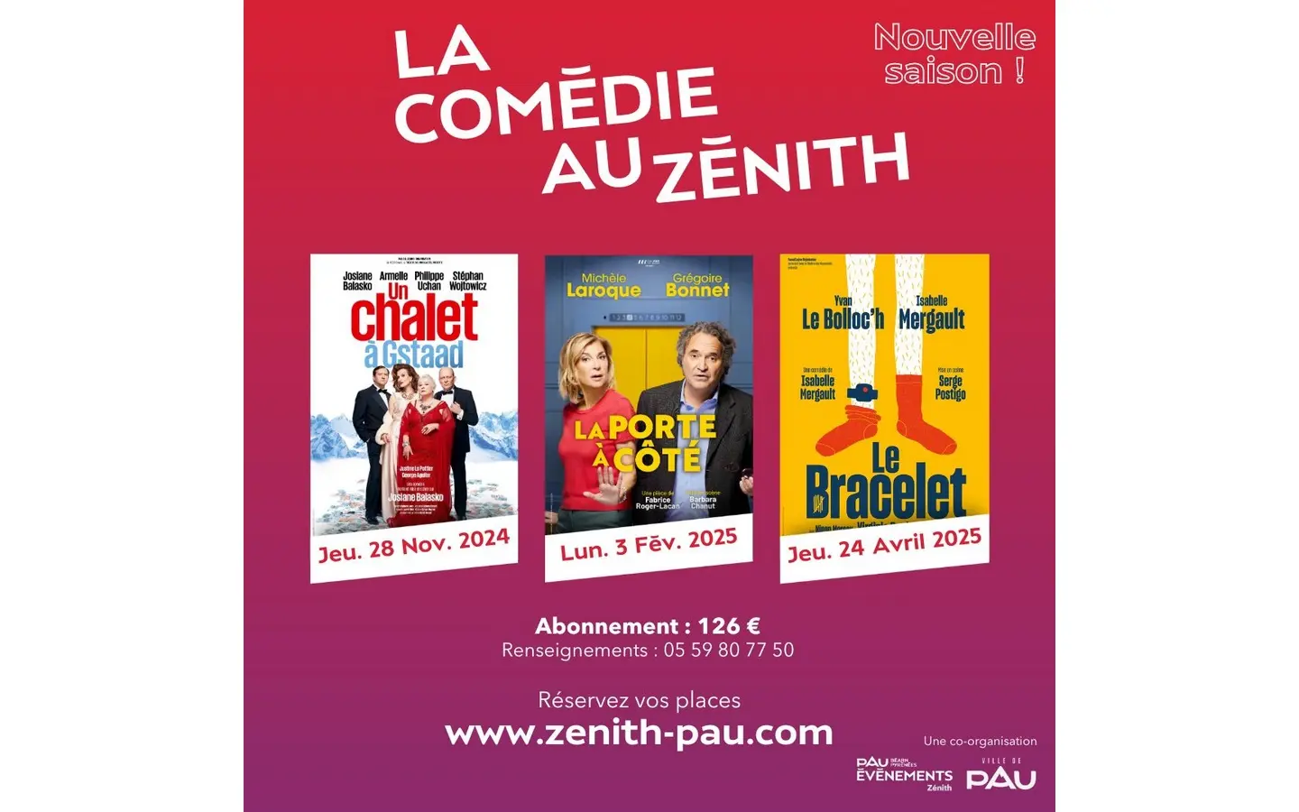 La comédie au Zénith de Pau