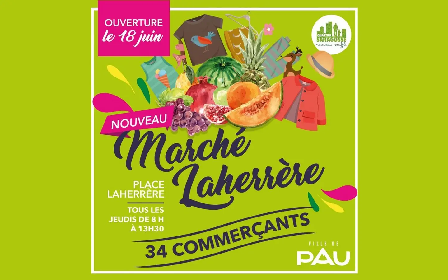 Marché Laherrère - Pau