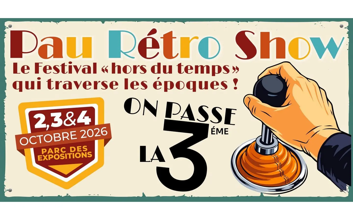 Visuel Pau Rétro Show