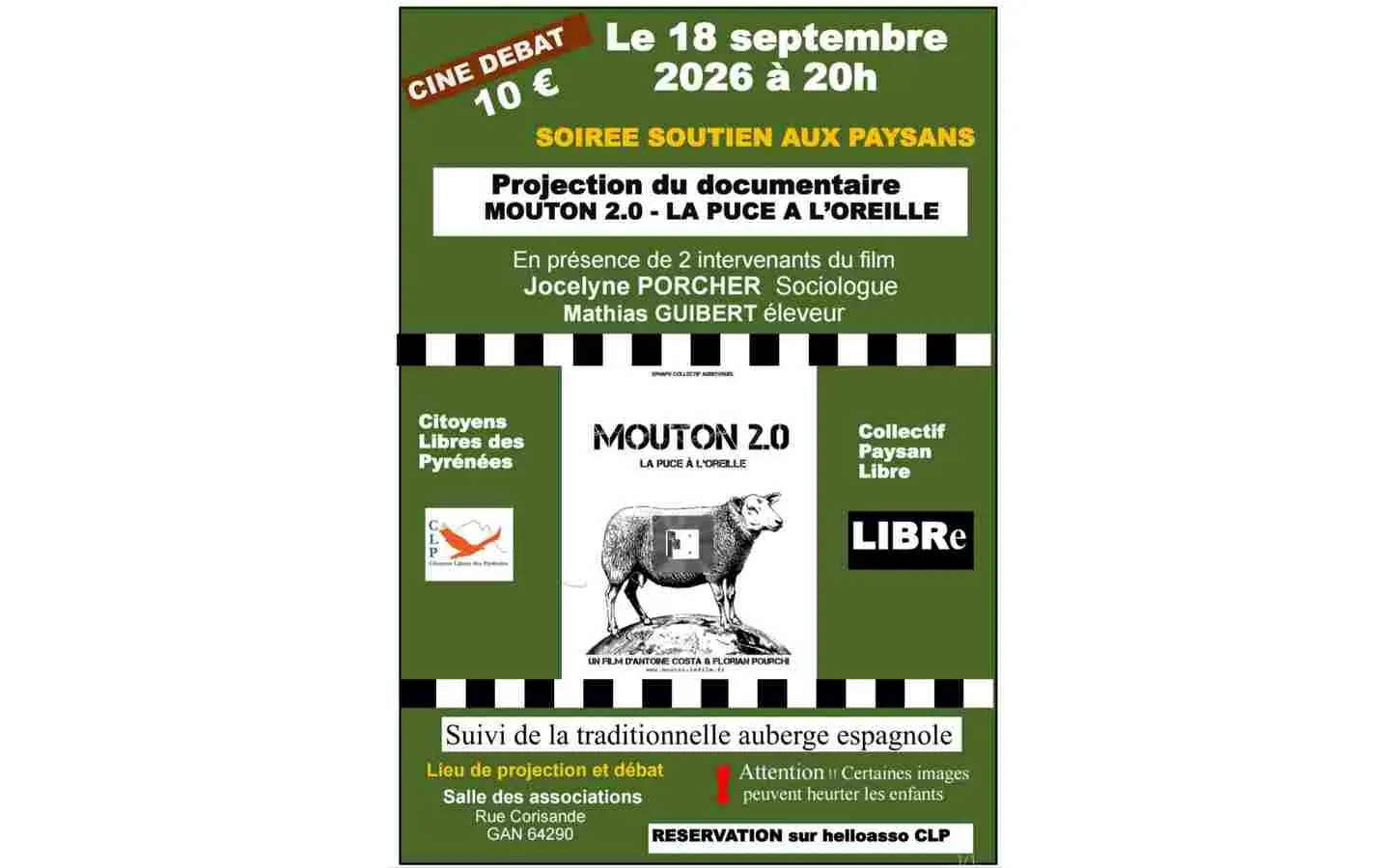 Soirée soutien paysan