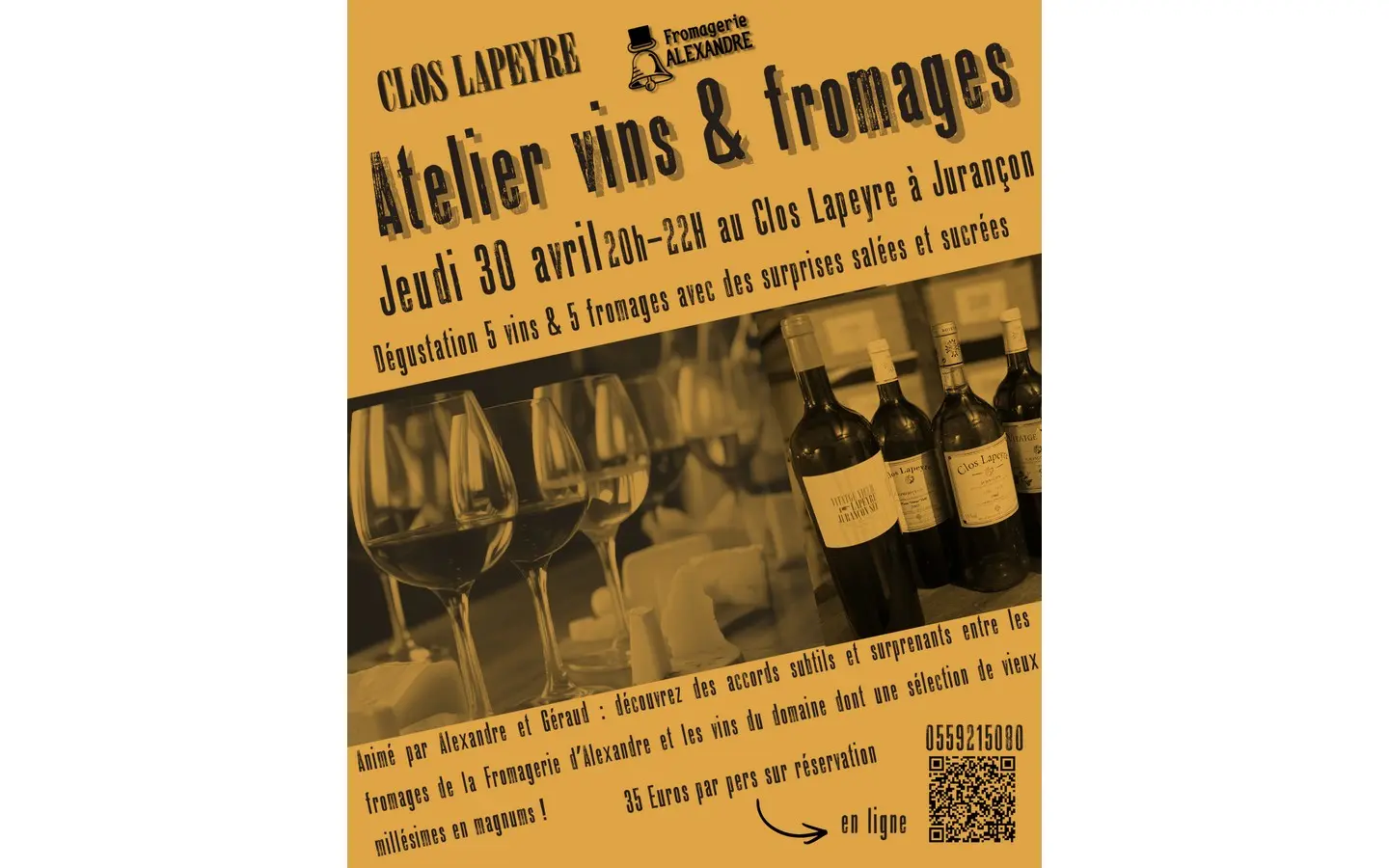 atelier vins et fromage