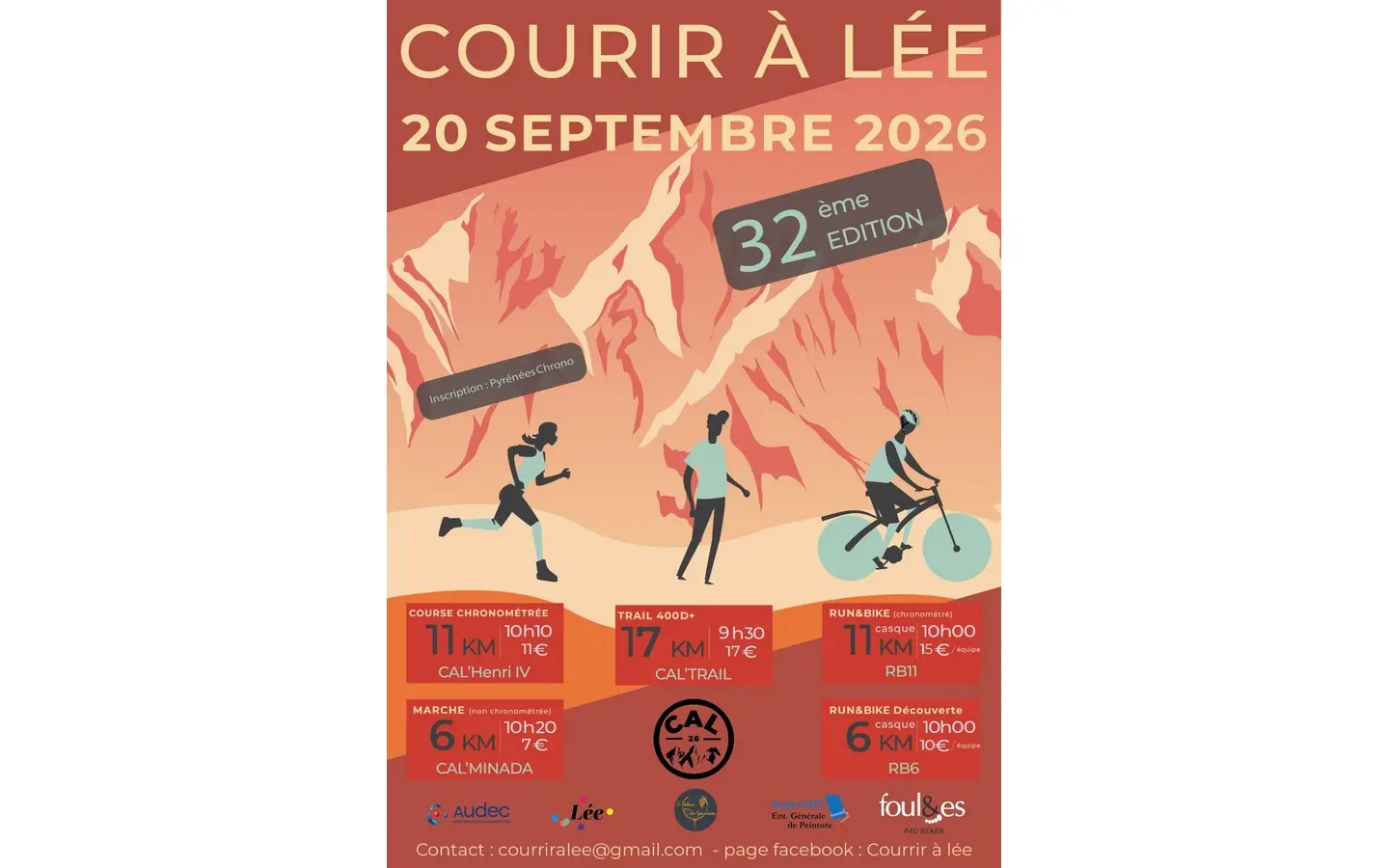 courir à lee