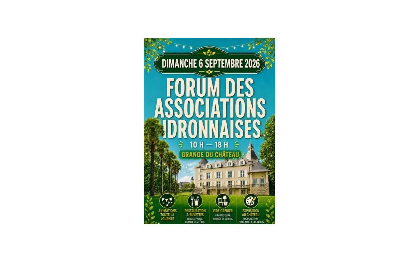 forum des associations idron 2026