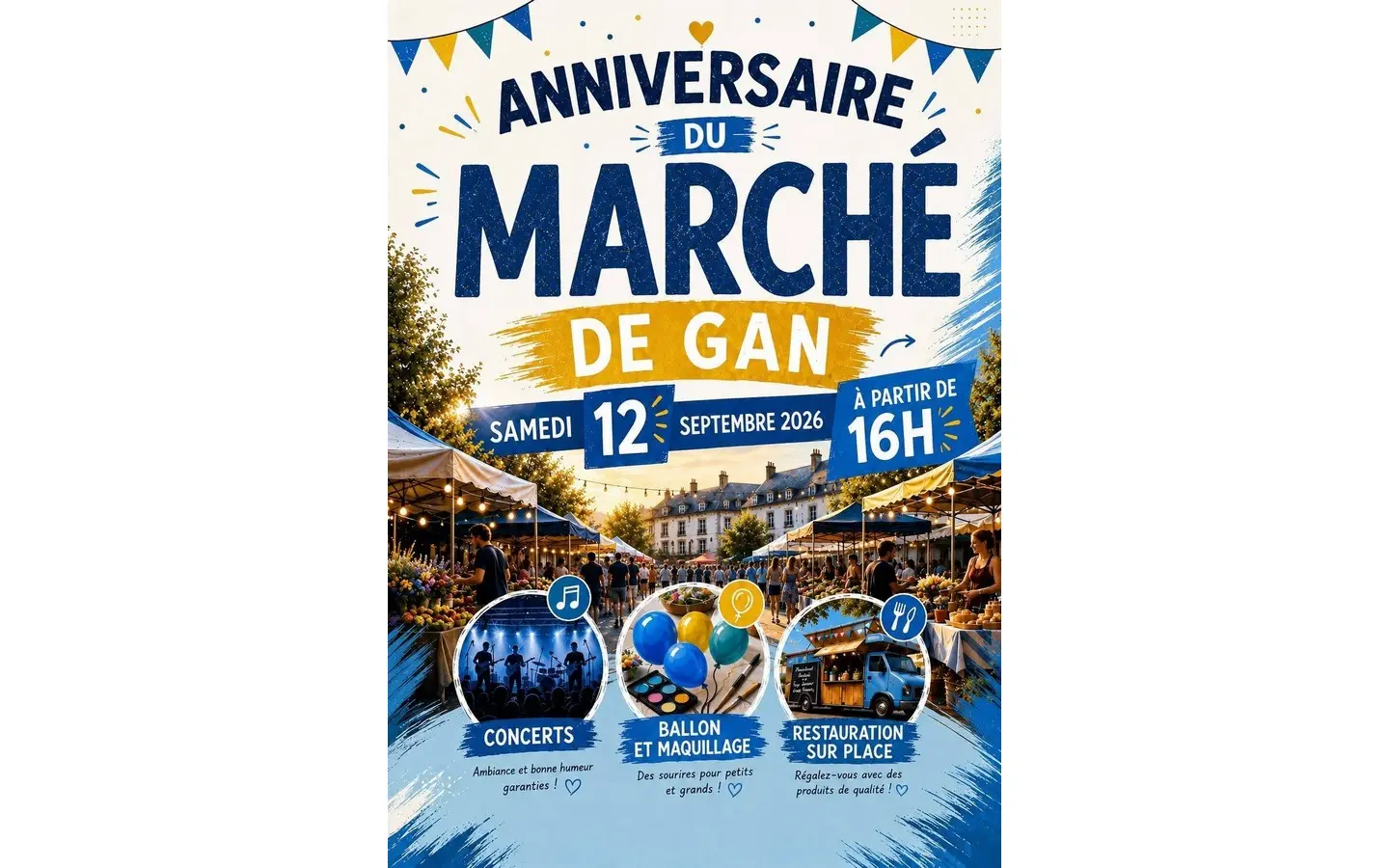 marché de gan - anniversaire