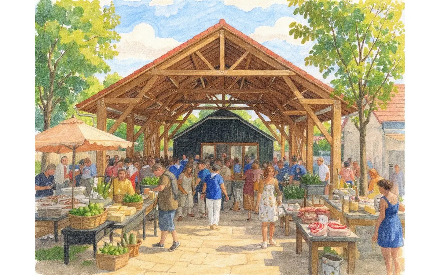 marché mazeres lezons