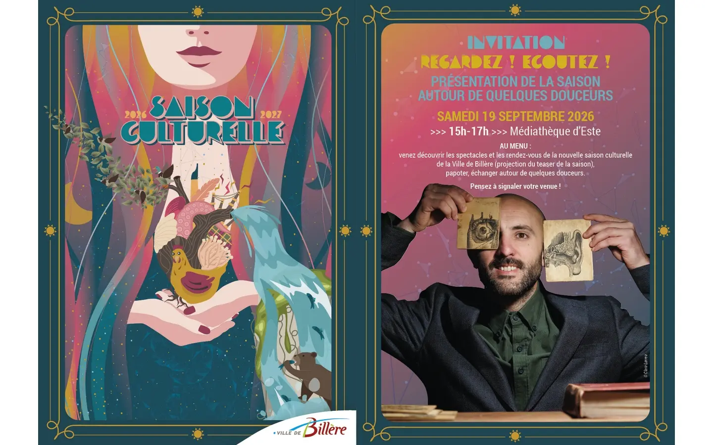 presentation saison culturelle Billère 2026-2027