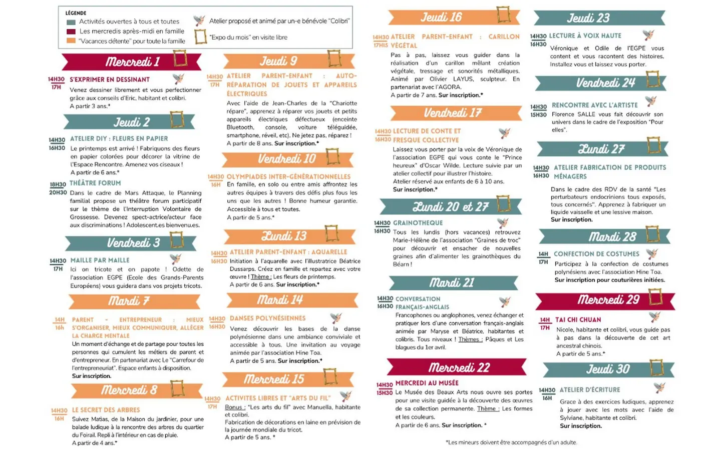 rencontre foirail avril progr
