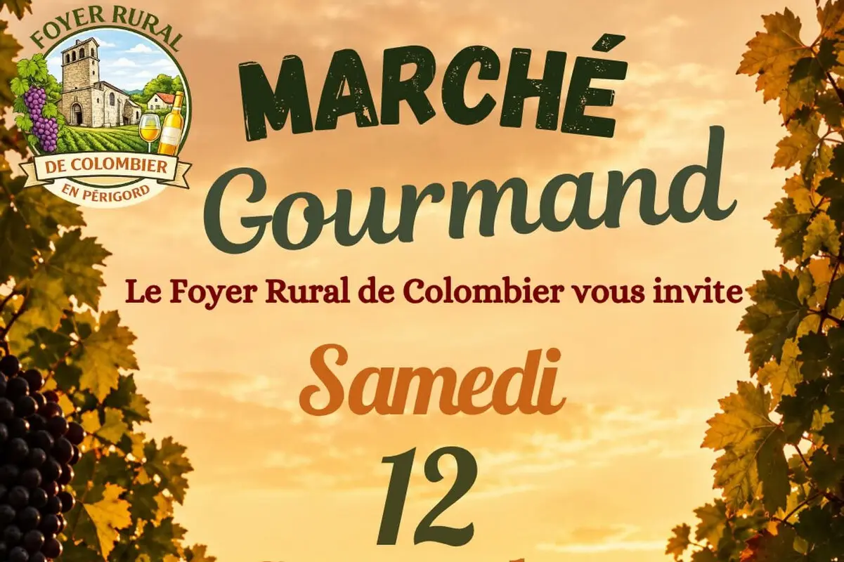 Marché gourmand 12 sept 26 Colombier